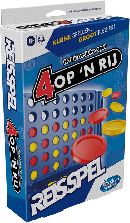 Power 4 Travel Edition, Tragbares Spiel für 2 Spieler, Reisespiel, ab 6 Jahren (niederländische Version