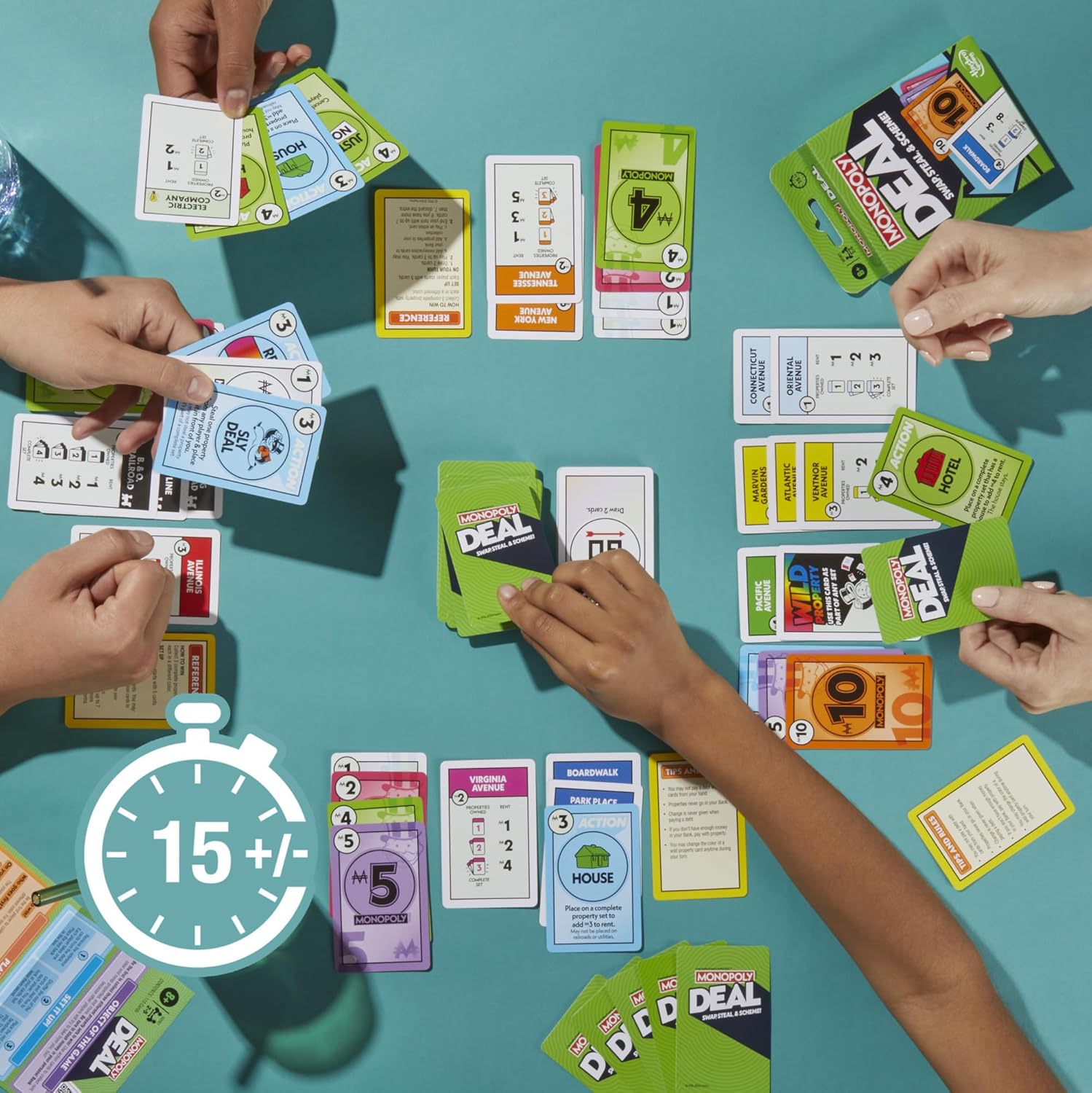Hasbro Gaming Monopoly Deal Kartenspiel Französisch und Niederländisch
