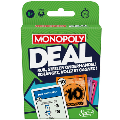 Hasbro Gaming Monopoly Deal Kartenspiel Französisch und Niederländisch