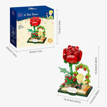 Le Petit Prince: Rose of Star 196-Piece Building Block Toy