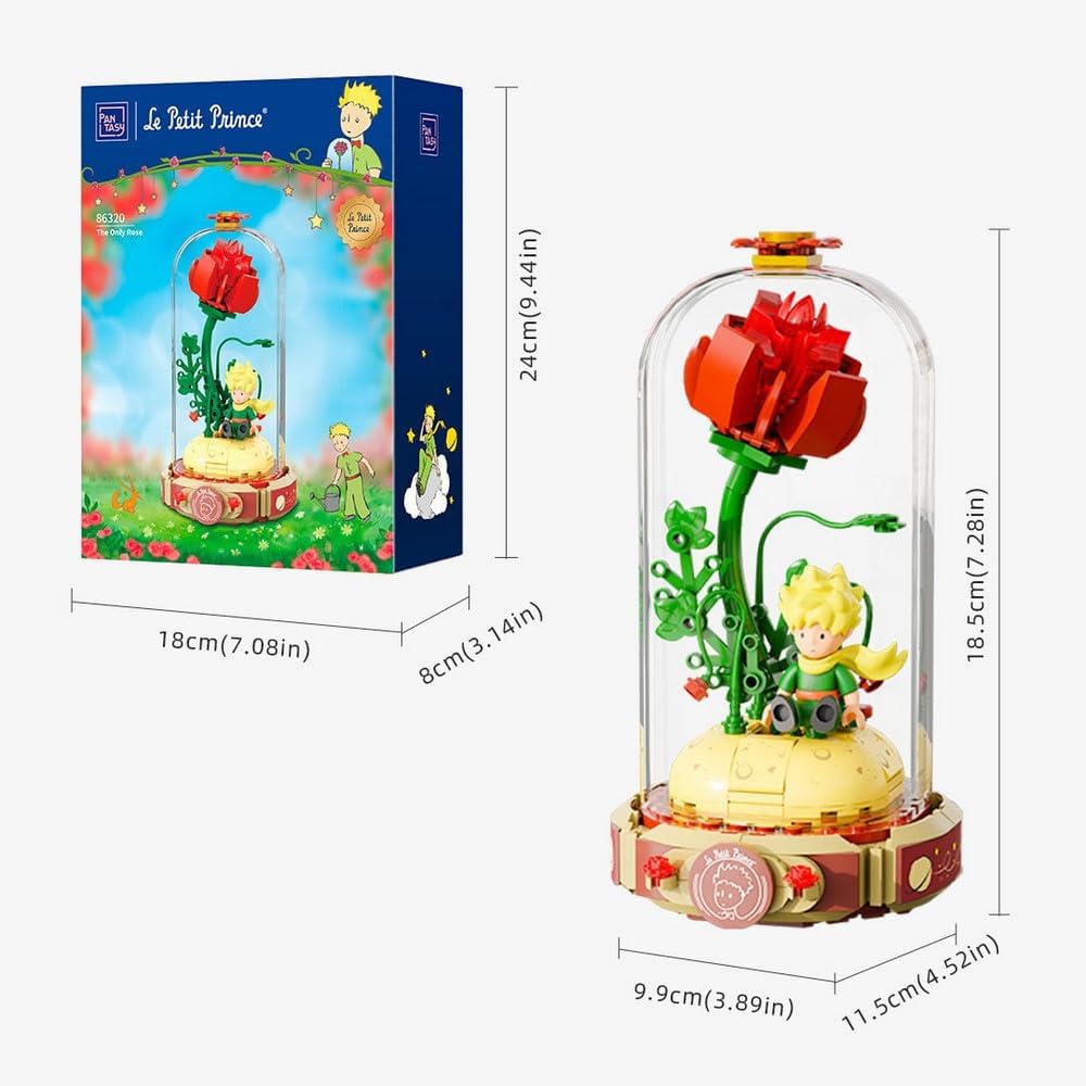 Construction Set Figurine The Little Prince with the Rose (86320