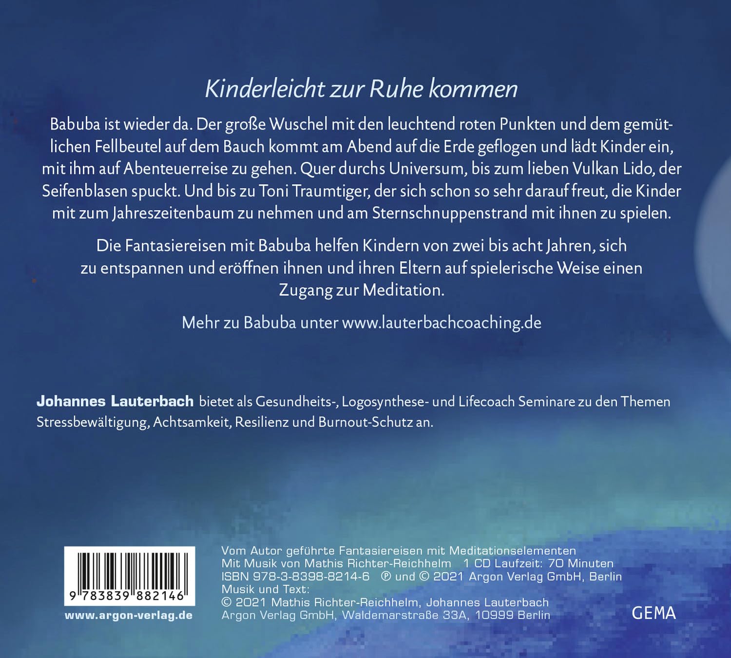 Babuba und der Traumtiger: Fantasiereisen zum Entspannen und Einschlafen