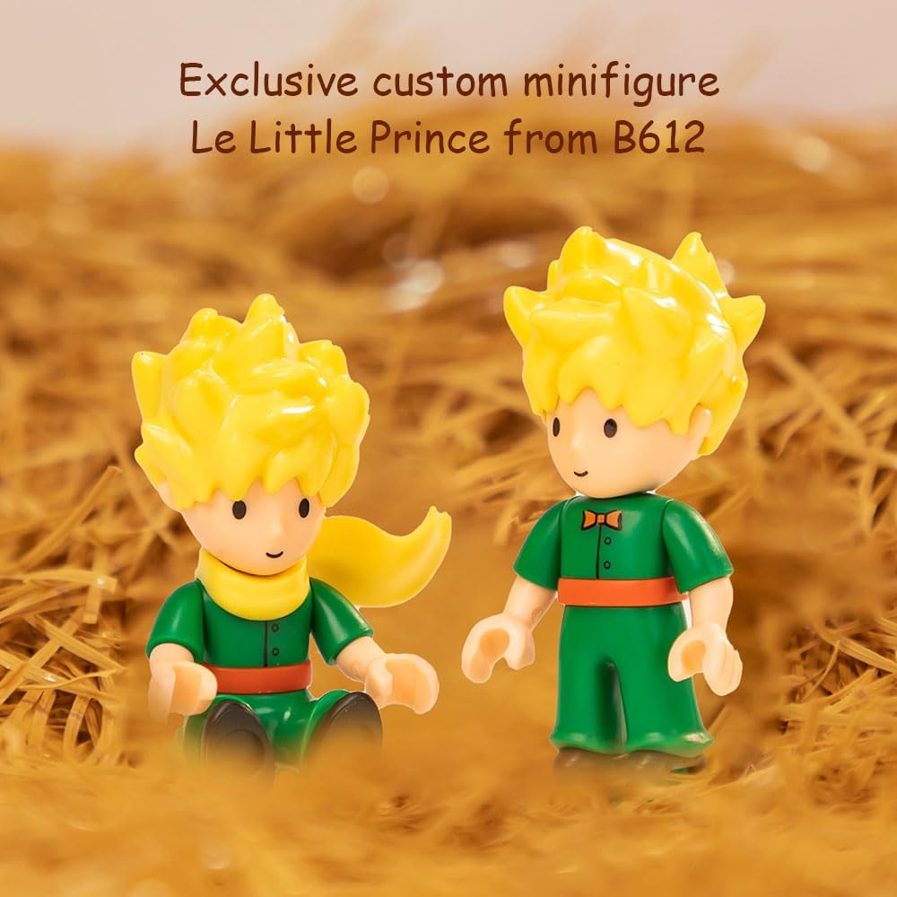 PANTASY The Little Prince Hourglass Building Blocks Set, Creative Construction Kit for Adults and Teens, Decorative Model for Home and Office, Detailed Hourglass Design for Display and Play