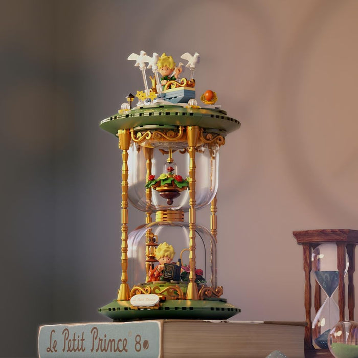 PANTASY The Little Prince Hourglass Building Blocks Set, Creative Construction Kit for Adults and Teens, Decorative Model for Home and Office, Detailed Hourglass Design for Display and Play