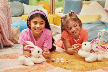 Pets Alive Mama Bunny & Baby Surprise, Series 1, Electronic Pet for Girls, Mail Box