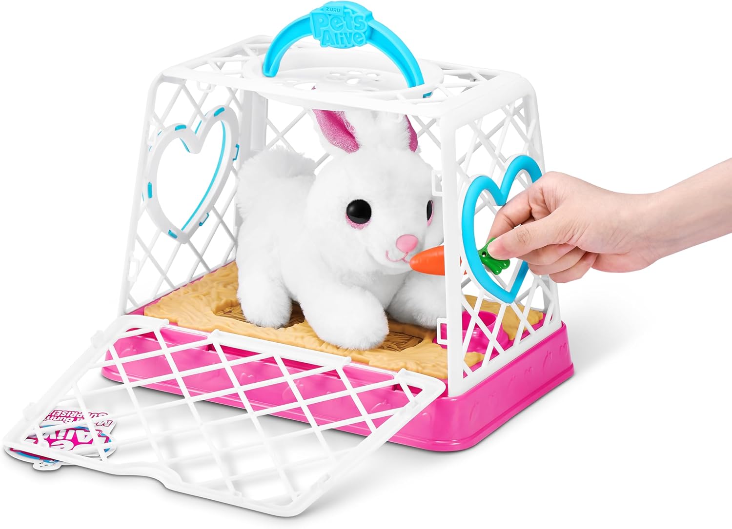 Pets Alive Mama Bunny & Baby Surprise, Series 1, Electronic Pet for Girls, Mail Box