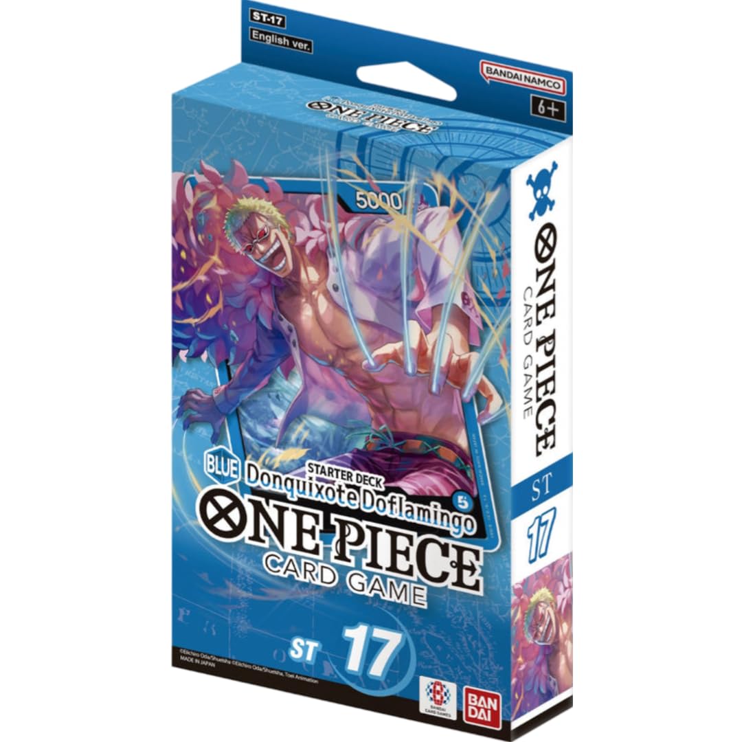 BANDAI One Piece Card Game: Blue Donquixote Doflamingo ST17 Starter Deck - EN