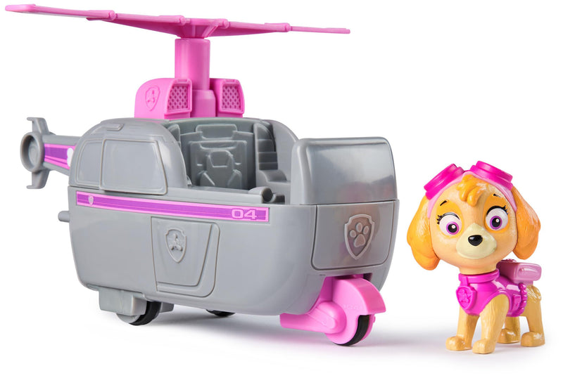 PAW PATROL, Helikopter mit Skye Spielfigur (Basis Fahrzeug, 2025), Spielzeug für Kinder ab 3 Jahren