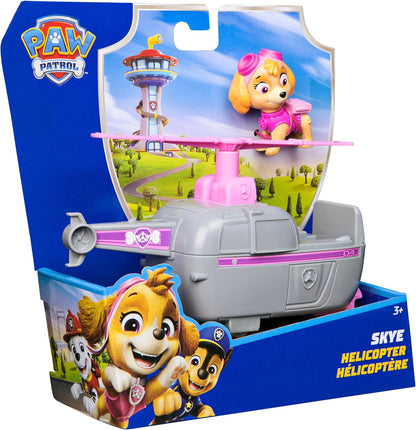 PAW PATROL, Helikopter mit Skye Spielfigur (Basis Fahrzeug, 2025), Spielzeug für Kinder ab 3 Jahren