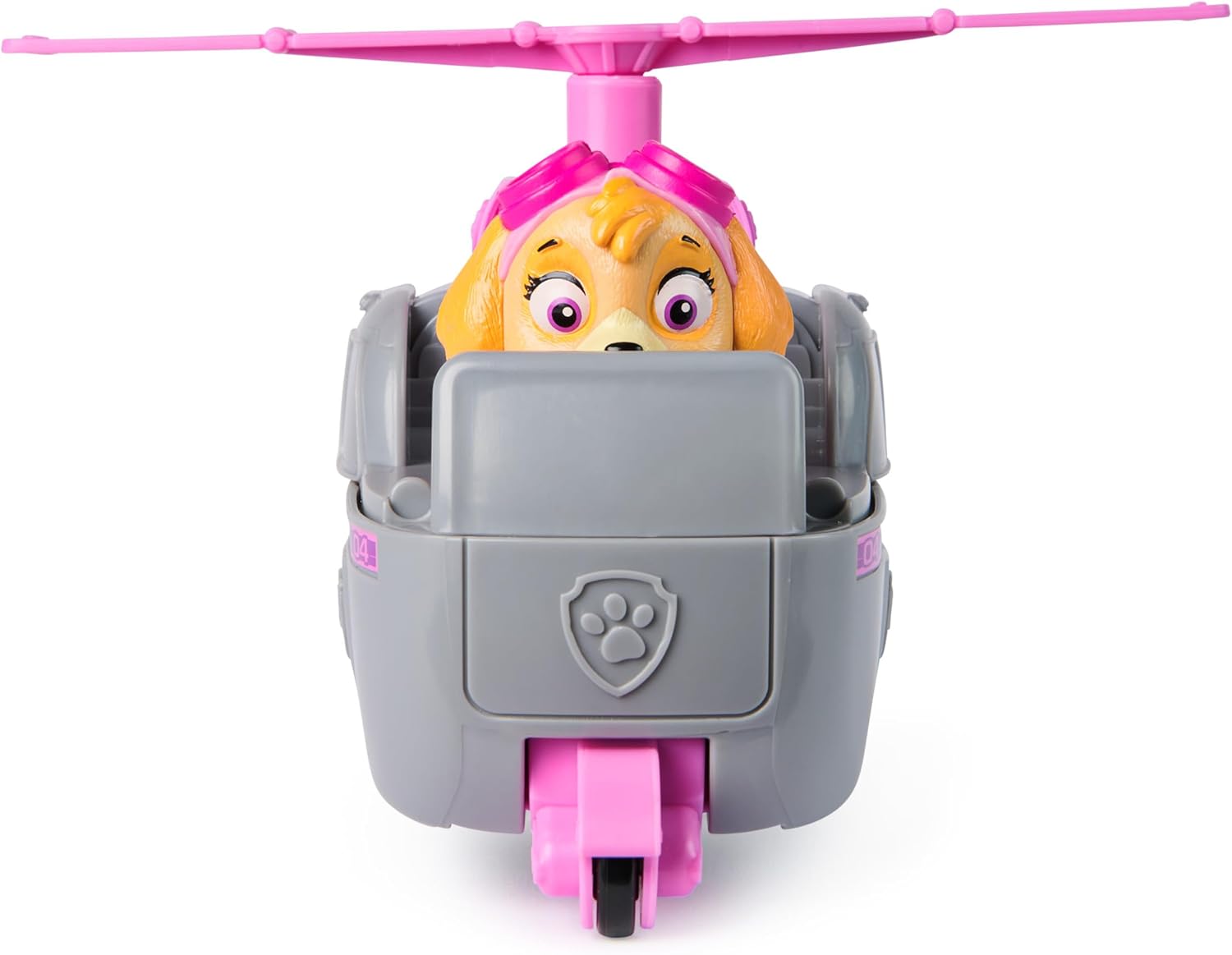 PAW PATROL, Helikopter mit Skye Spielfigur (Basis Fahrzeug, 2025), Spielzeug für Kinder ab 3 Jahren