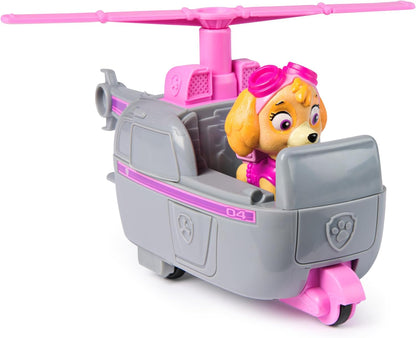 PAW PATROL, Helikopter mit Skye Spielfigur (Basis Fahrzeug, 2025), Spielzeug für Kinder ab 3 Jahren