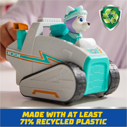 PAW Patrol, sneeuwschuiver van Everest, speelgoedvoertuig met verzamelfiguur, duurzaam speelgoed