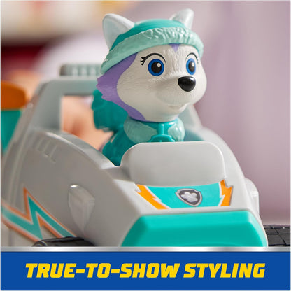 PAW Patrol, sneeuwschuiver van Everest, speelgoedvoertuig met verzamelfiguur, duurzaam speelgoed