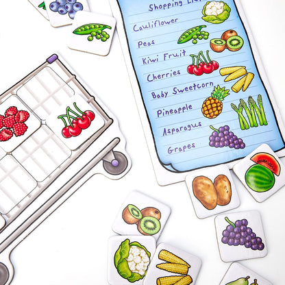 Orchard Toys Shopping List Extras Pack - Fruit & Veg Educational Game for Kids, Add On Pack to Shopping List, Age 3-7, Toddlers.