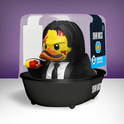 TUBBZ Erstausgabe: John Wick Pencil Ausgabe als Cosplaying-Gummiente Vinylfigur