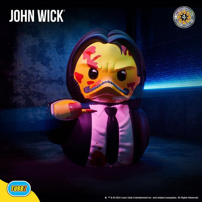 TUBBZ Erstausgabe: John Wick Pencil Ausgabe als Cosplaying-Gummiente Vinylfigur