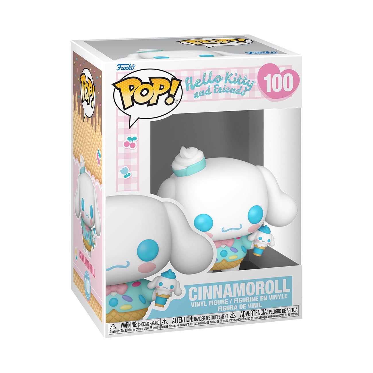 Funko POP! Sanrio: Hello Kitty - Cinnamoroll - (IC) - Collectable Vinyl Figure - Gift Idea - Official Merchandise - Toys for Kids & Adults - Cartoons Fans - Model Figure for Collectors and Display