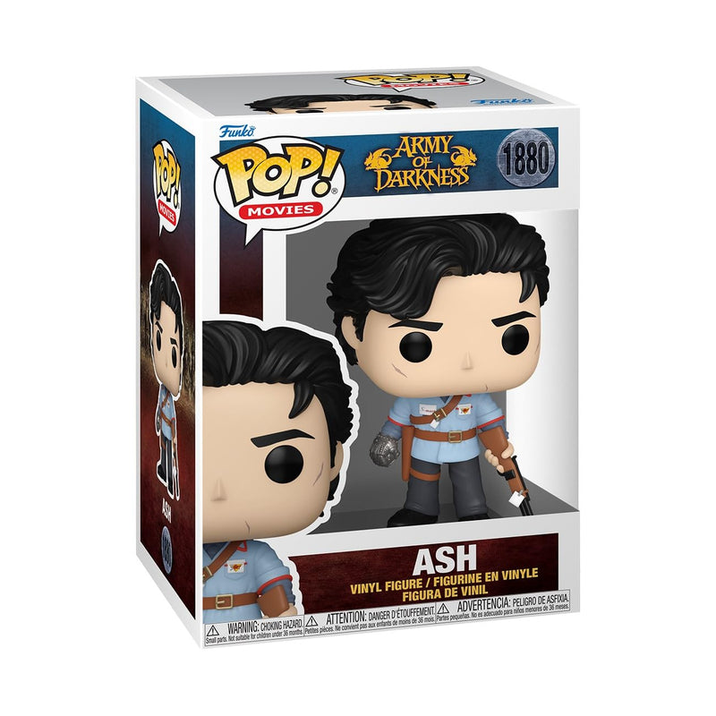 Funko POP! Movies: Army Of Darkness - Ash Williams With Boomstick - Collectable Vinyl Figure - Gift Idea - Official Merchandise - Toys for Kids & Adults - Movies Fans - Model Figure for Collectors