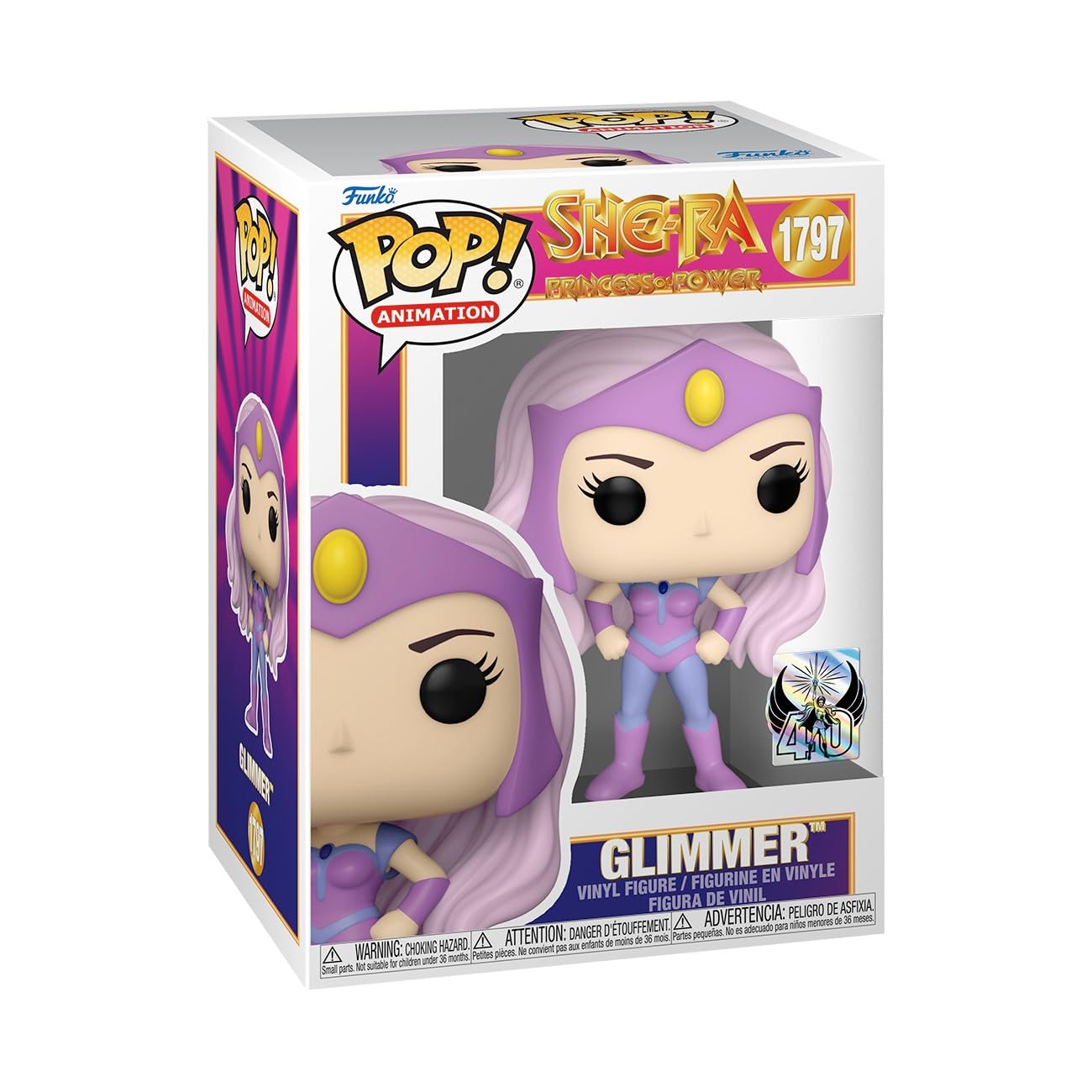 Funko POP! Vinyl: She-Ra - Glimmer - Masters Of the Universe - Collectable Vinyl Figure - Gift Idea - Official Merchandise - Toys for Kids & Adults - TV Fans - Model Figure for Collectors and Display