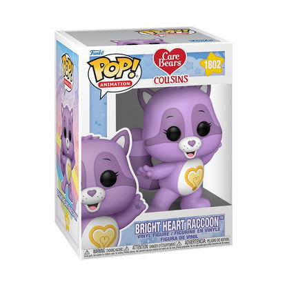Funko POP! Animation: Care Bear Cousins - Bright Heart Raccoon - Care Bears - Collectable Vinyl Figure - Gift Idea - Official Merchandise - Toys for Kids & Adults - TV Fans