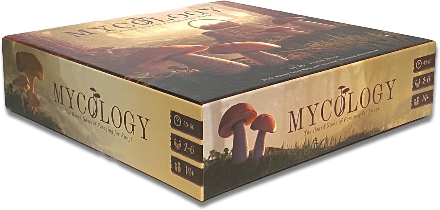 Mycology: El juego de mesa de forraje para hongos, 126 cartas de especies de hongos