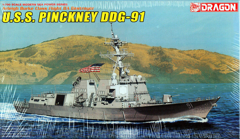 Dragon Models 1/700 U.S.S. Pinckney DDG-91 - Arleigh Burke-klasse torpedojager