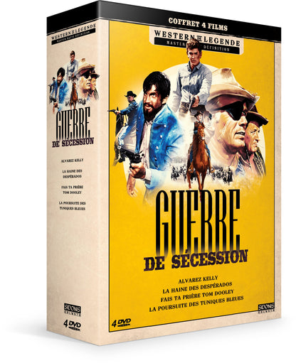 Guerre de sécession - coffret 4 films