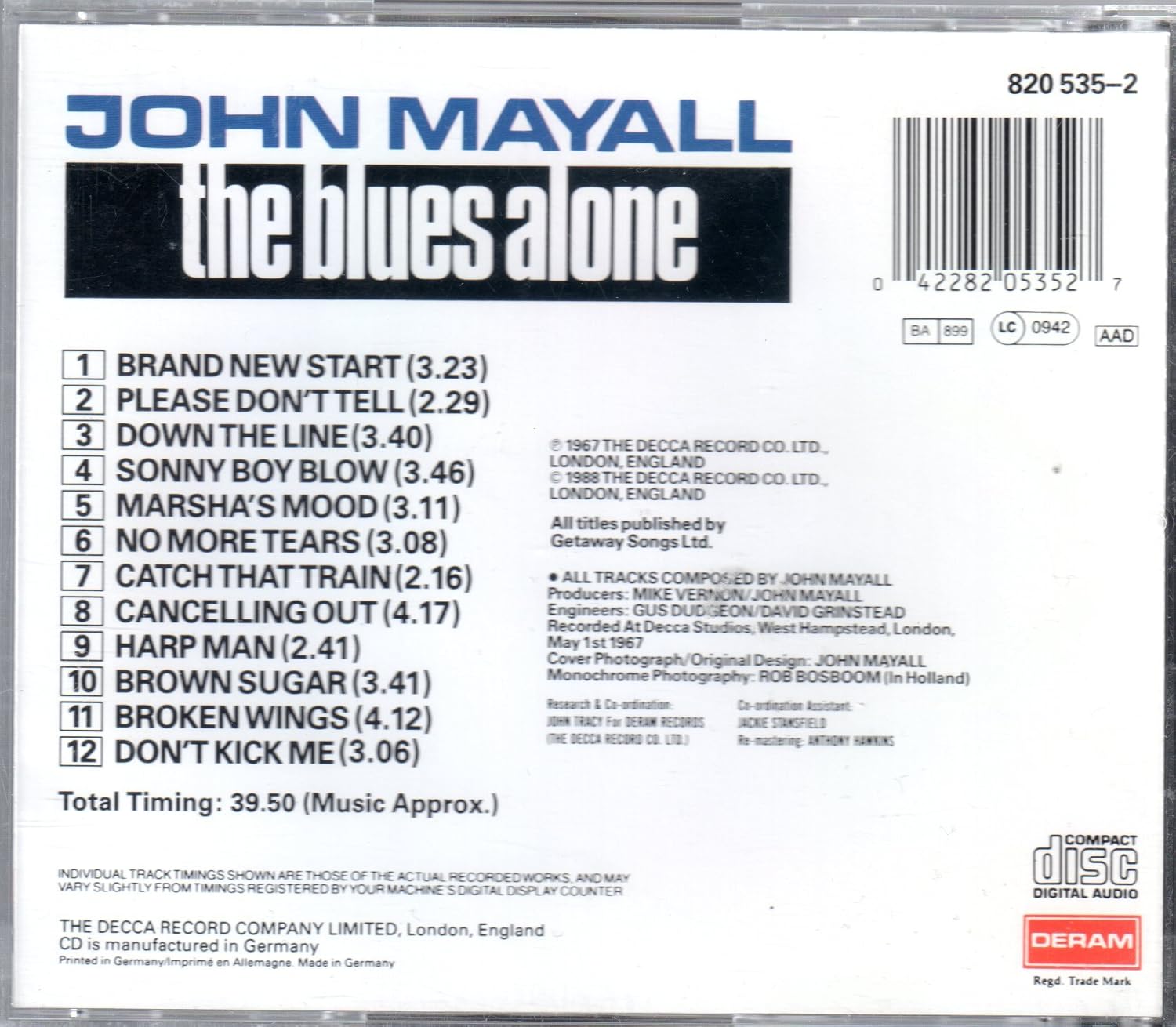 The Blues Alone