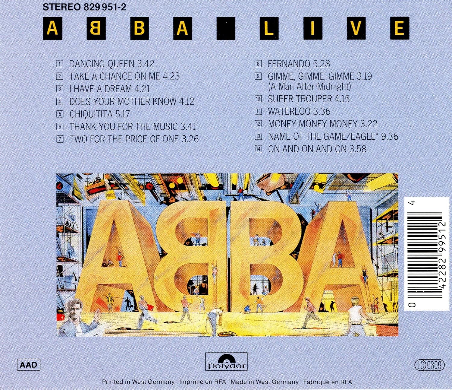 Abba -Live(3 Extra Tracks