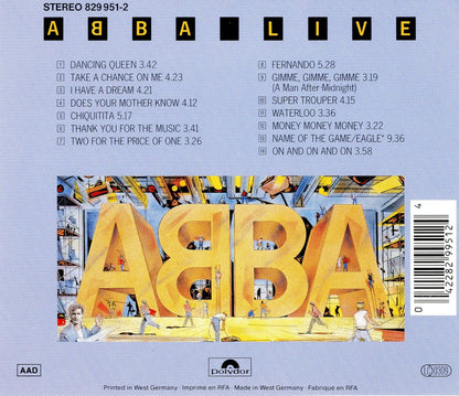 Abba -Live(3 Extra Tracks