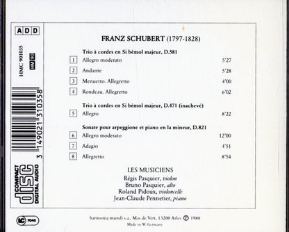 Trio Per Archi D 581, D 471, Sonata