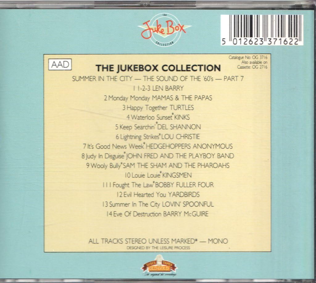 Len Barry, Mamas & The Papas, Turtles, Lou Christie, Fuller Four..