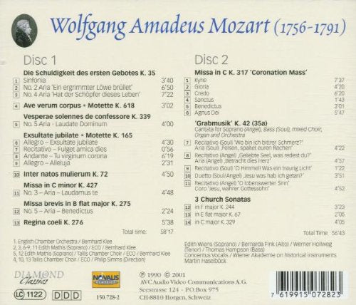 Messe Kv 317 `Krönungsmesse`-Wolfgang Amadeus Mozart (1756-1791