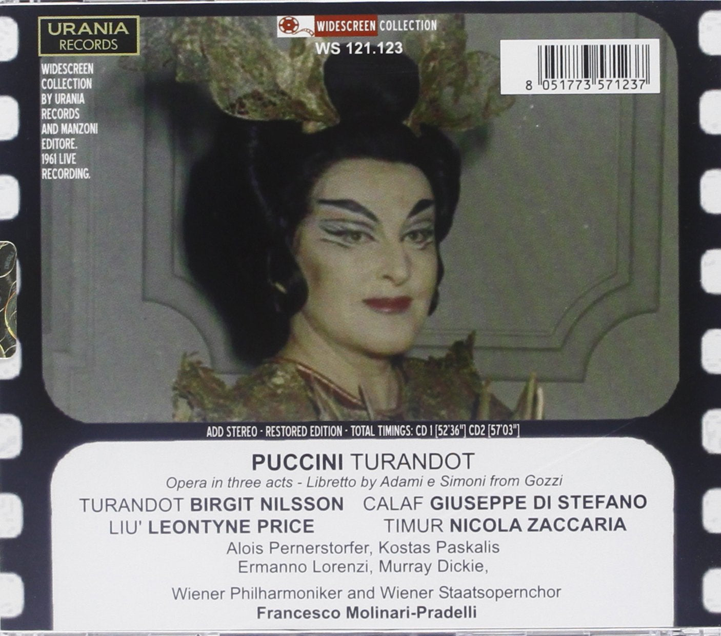 Puccini: Turandot(Nilsson,Di Stefano)