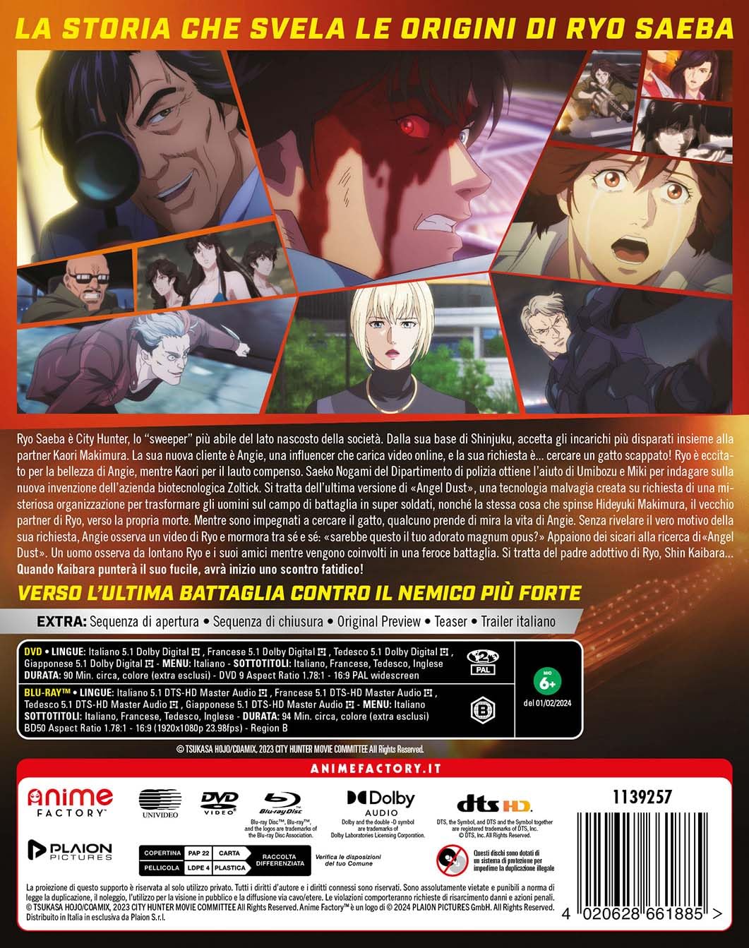 City Hunter The Movie: Angel Dust (Steelbook Blu-ray + DVD