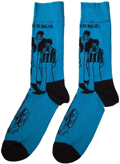 Ankle Socks # Unisex Blue # Sub & Band Outlines