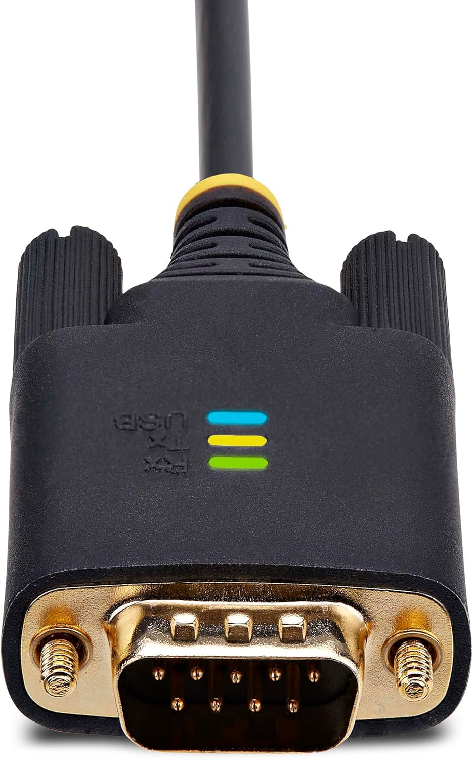 StarTech.com Cable Adaptador USB a Serie de Módem Nulo de 2m - FTDI RS232 - Tornillos DB9 Intercambiables - Win/Mac/Linux