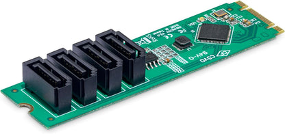 4-Port M.2 to SATA Adapter Card
