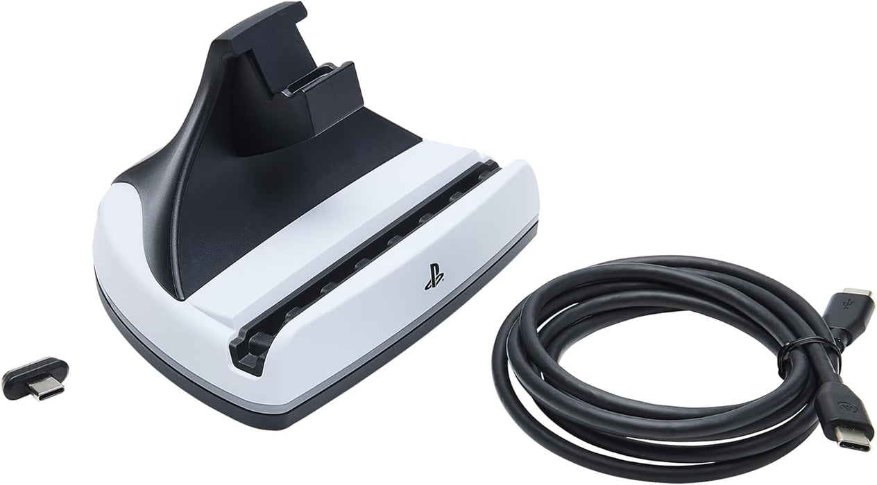 PowerA Charging Station for PlayStation Portal™ Remote Player with Lumectra™, RGB lighting, USB powered, magnetic charger, charge and display, weighted base, officially licensed