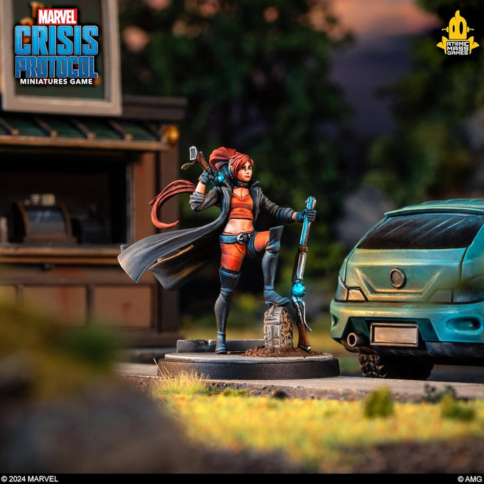 ATOMIC MASS GAMES | Marvel Crisis Protocol: Elsa Bloodstone & Man-Thing | Miniatures Board Game | Ages 14+ | 2 Players | 90+ Minutes Playing Time