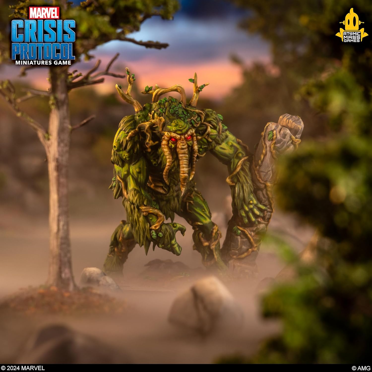ATOMIC MASS GAMES | Marvel Crisis Protocol: Elsa Bloodstone & Man-Thing | Miniatures Board Game | Ages 14+ | 2 Players | 90+ Minutes Playing Time