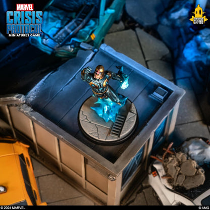 ATOMIC MASS GAMES | Marvel Crisis Protocol - Yondu & Nova | Miniatures Board Game | Ages 14+ | 2 Players | 90+ Minutes Playing Time
