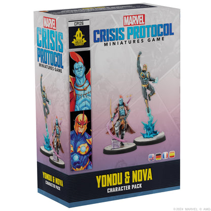 ATOMIC MASS GAMES | Marvel Crisis Protocol - Yondu & Nova | Miniatures Board Game | Ages 14+ | 2 Players | 90+ Minutes Playing Time