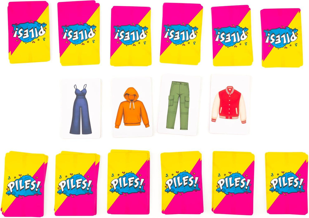 Lost Boy Entertainment - Piles - Juegos de Cartas - Juegos Familiares - para niños de 8 años en adelante - Juegos para Adultos - Noche de Juegos Familiares - Juegos de Viaje