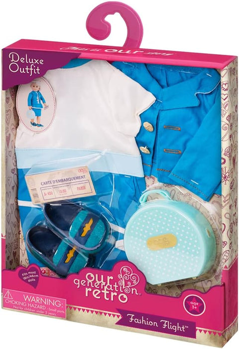 Our Generation Retro Fashion Flight Deluxe Outfit Nieuw