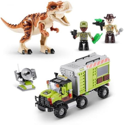 Max Build More Dino Adventure T-Rex Attack (304 pieces) Building Bricks Toys For Kids 5+ Create Dinos Vehicles and More Unbox Discover