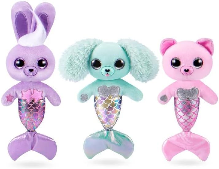Zuru Pets Alive Furmaids Series 1 Assorted Colours, dazzling mermaids, 10 surprises to unbox, including mermaid accessories for shimmering fun.