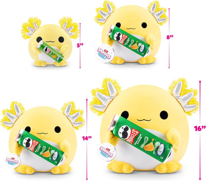 Snackles Series 2 Wave 2, Snack Swap, Axolotl, 35 cm by ZURU Cuddly Squishy Comfort Plush with License Snack Brand Accessory (Axolotl, Pringles Sour Cream and Onion