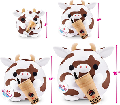 Snackles 14In Plush - Cow & Kung Fu Tea