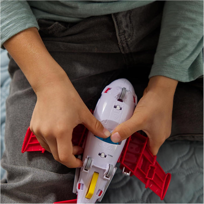 Paw Patrol: Air Rescue Marshall Action Figure & Hero Hydro Plane Toy with Projectile Launcher & 2 Projectiles, Kids’ Toys for Boys & Girls Aged 3+